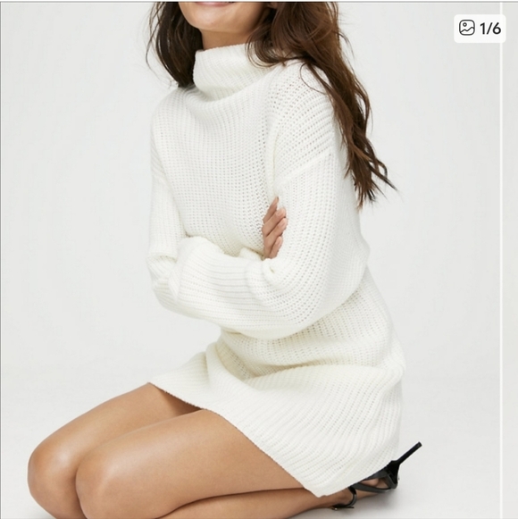 WILFRED Montpellier Dress Sweater Wool Mini XXS ARITZIA - Picture 4 of 9